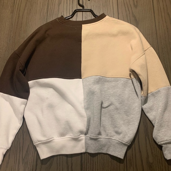4 Colour Split Playboy Hoodie Worn Twice - Picture 2 of 2
